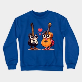 Guitars in love Crewneck Sweatshirt